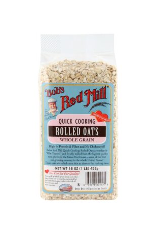 Bobs Red Mill Rolled Oats Quick Wheat free 453g