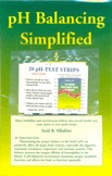 Nature's Sunshine pH Test Strips 20 strips with book