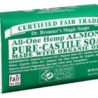 DR BRONNER ALMOND BAR SOAP 140g