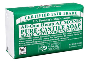 DR BRONNER ALMOND BAR SOAP 140g