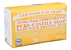 DR BRONNER CITRUS BAR SOAP 140g