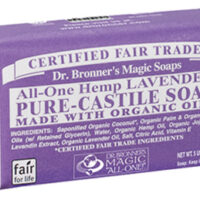 DR BRONNER LAVENDER BAR SOAP 140g