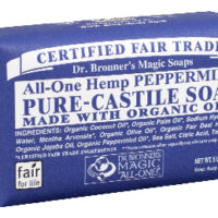 DR BRONNER PEPPERMINT BAR SOAP 140g