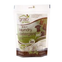 Grab Green 3-in-1 Laundry detergent Vetiver 24 pouch