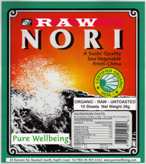 Pure Wellbeing Nori Sheets 10 sheets