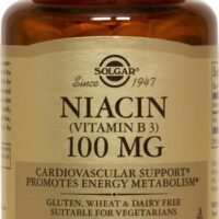 SOLGAR Niacin (Vitamin B3) 100mg 100 tablets