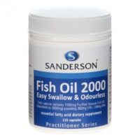 SANDERSON Fish Oil 2000mg 220 caps