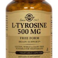 SOLGAR L-Tyrosine 500mg 50 Vegetable Capsules