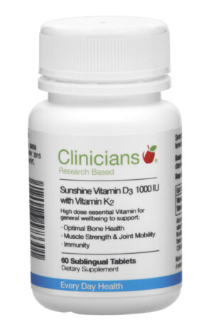 Clinicians Sunshine Vitamin D3 60 Tab