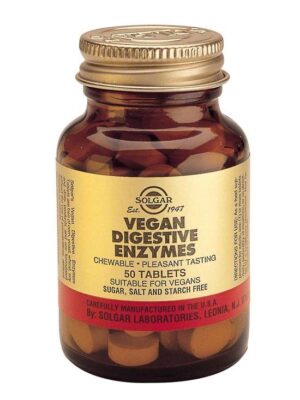 SOLGAR Vegan Digestive Enzymes 50 tablets