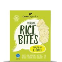 Ceres Rice Bites Sour Cream & Chive 100g
