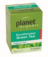 Planet Organic Green Decaffeinated Tea 25 Bags