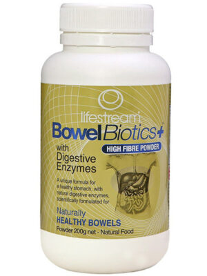 Lifestream Bowel Biotics+ wDig Enzymes Powder 200g