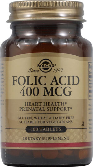 SOLGAR Folate 400mcg 100Tab