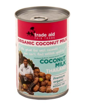 Trade Aid Coconut Milk Org 400ml