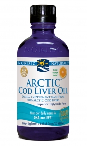 Nordic Naturals ARCTIC Cod Liver Oil Lemon 237ml