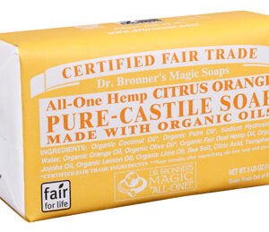 DR BRONNER CITRUS BAR SOAP 140g