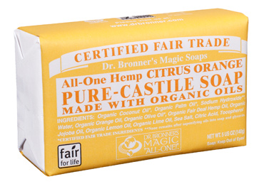 DR BRONNER CITRUS BAR SOAP 140g