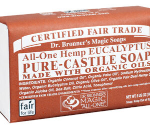 DR BRONNER EUCALYPTUS BAR SOAP 140g