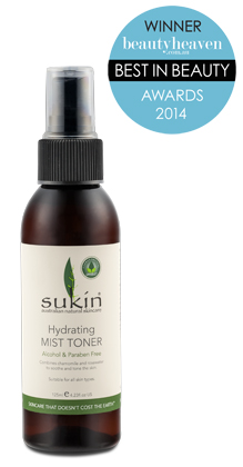 SUKIN HYDRATING MIST TONER 125ml
