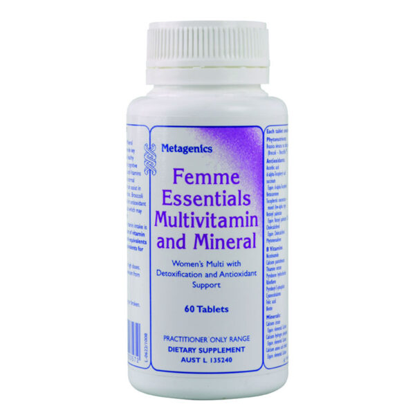 Metagenics Femme Essentials Multivitamin and Mineral 60 tabs
