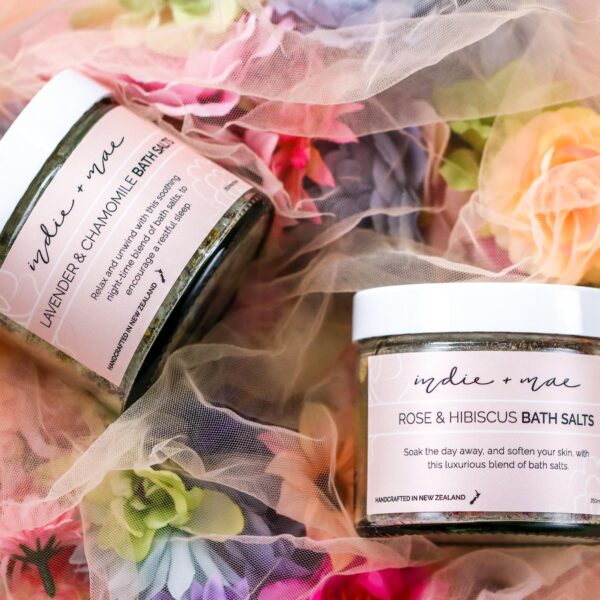Indie & Mae Rose & Hibiscus Bath Salts