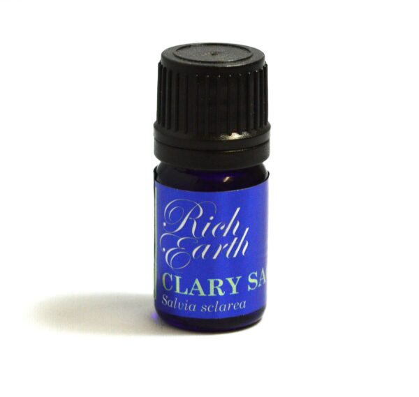 Clary Sage Essential Oil. 100% Pure Organic 5mL