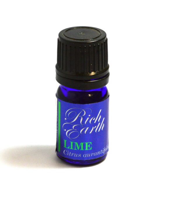 Lime Cold Pressed Oil. 100% Pure Organic  5mL
